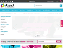 Tablet Screenshot of dazadi.com